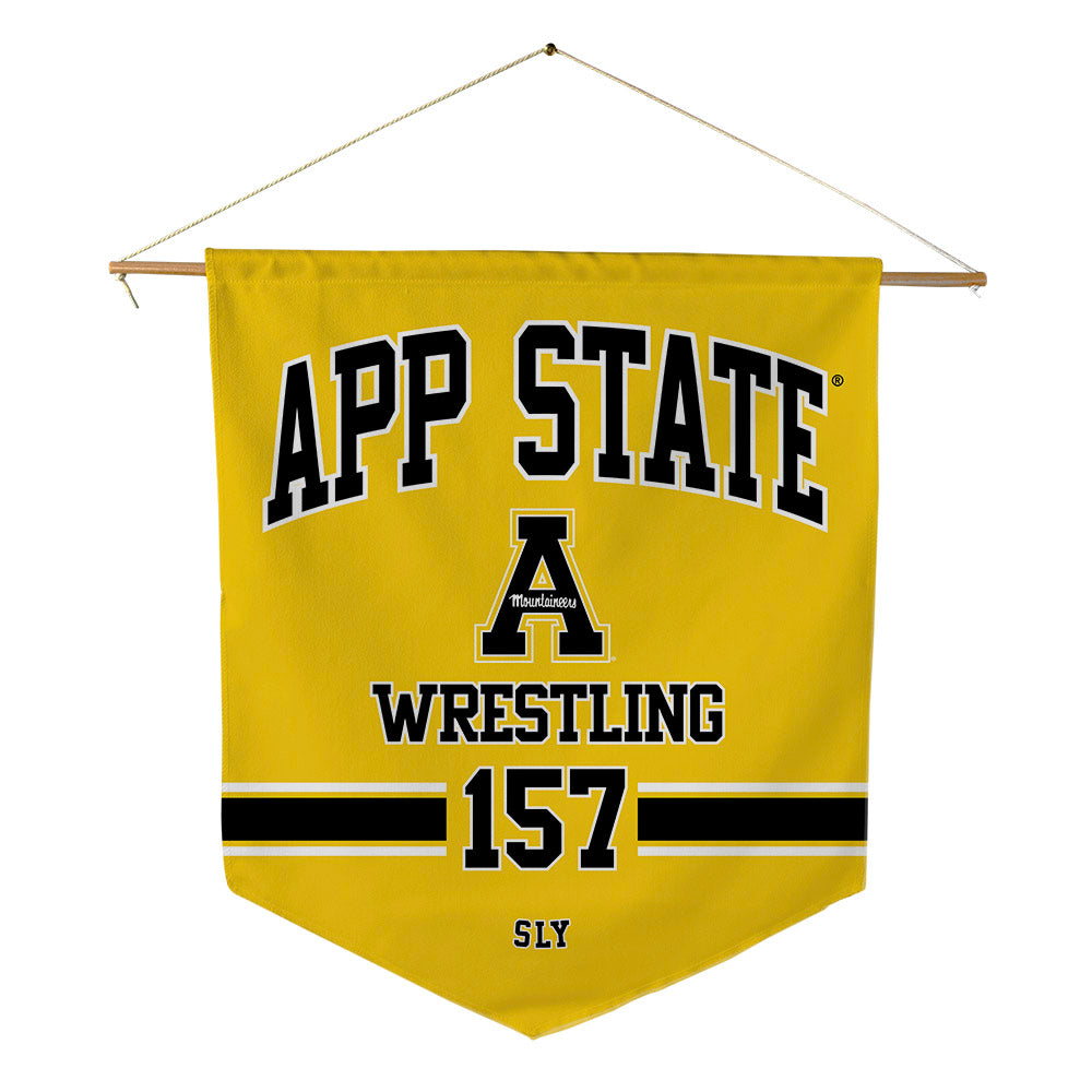 App State - NCAA Wrestling : Bentley Sly - Pennant - 18" x 21"-0