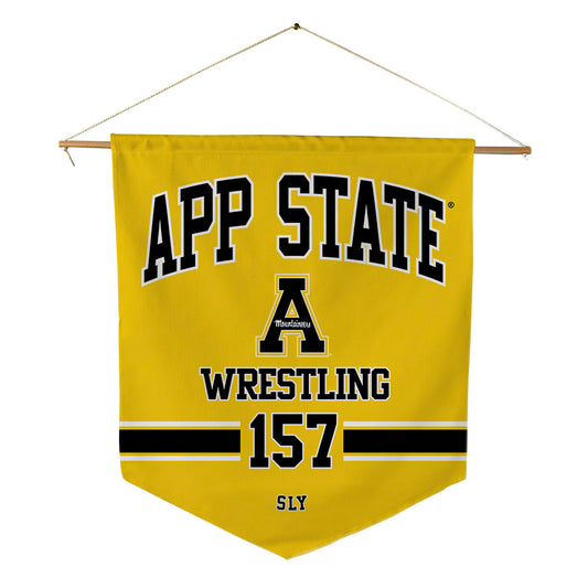 App State - NCAA Wrestling : Bentley Sly - Pennant - 18" x 21"-0