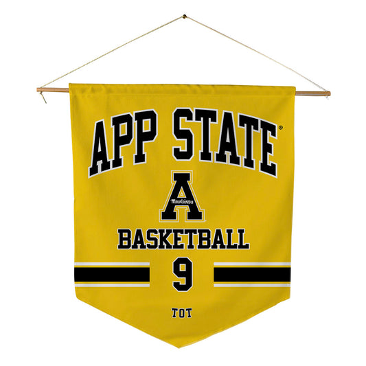 App State - NCAA Men's Basketball : Jalen Tot - Pennant - 18" x 21"-0