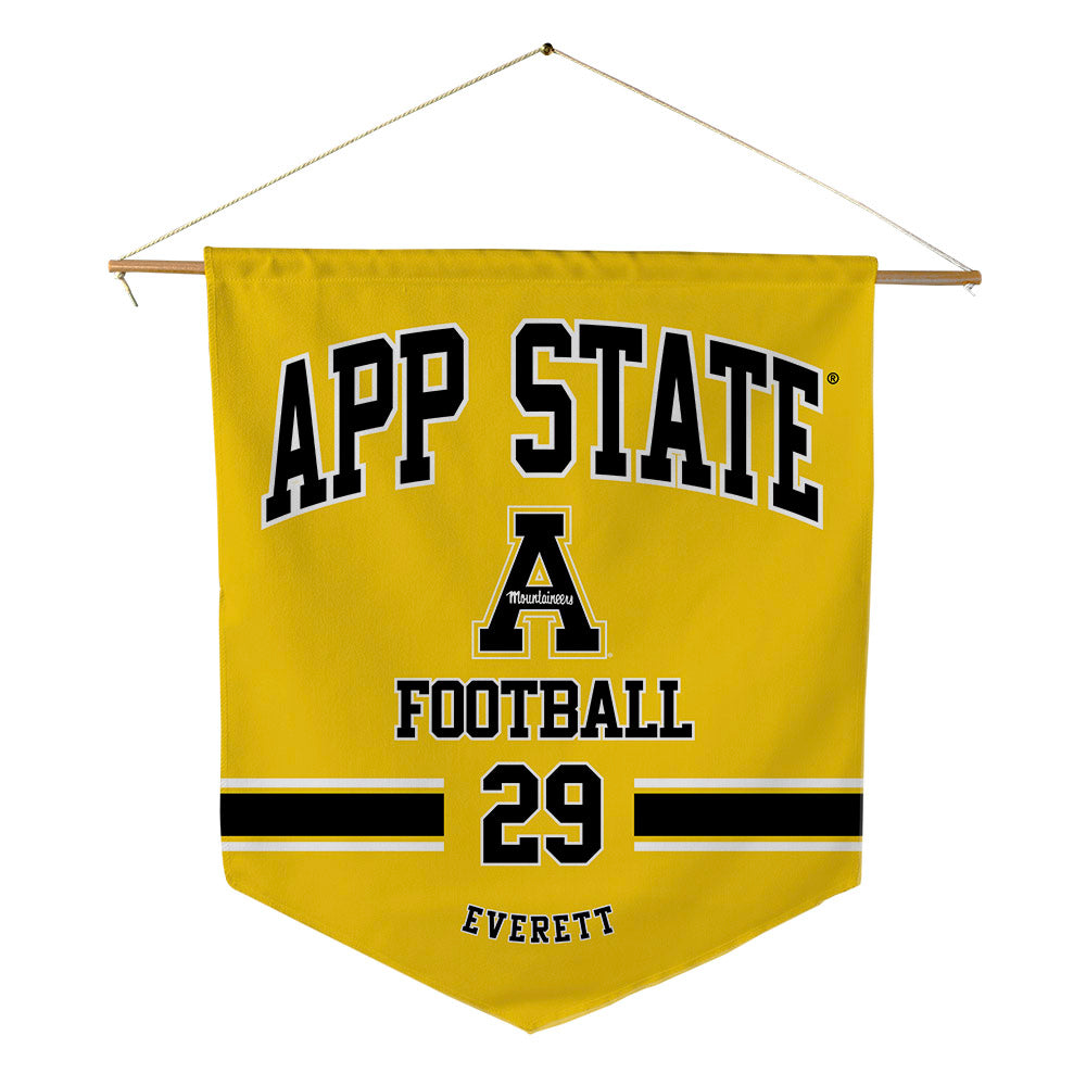 App State - NCAA Football : Carter Everett - Pennant - 18" x 21"-0
