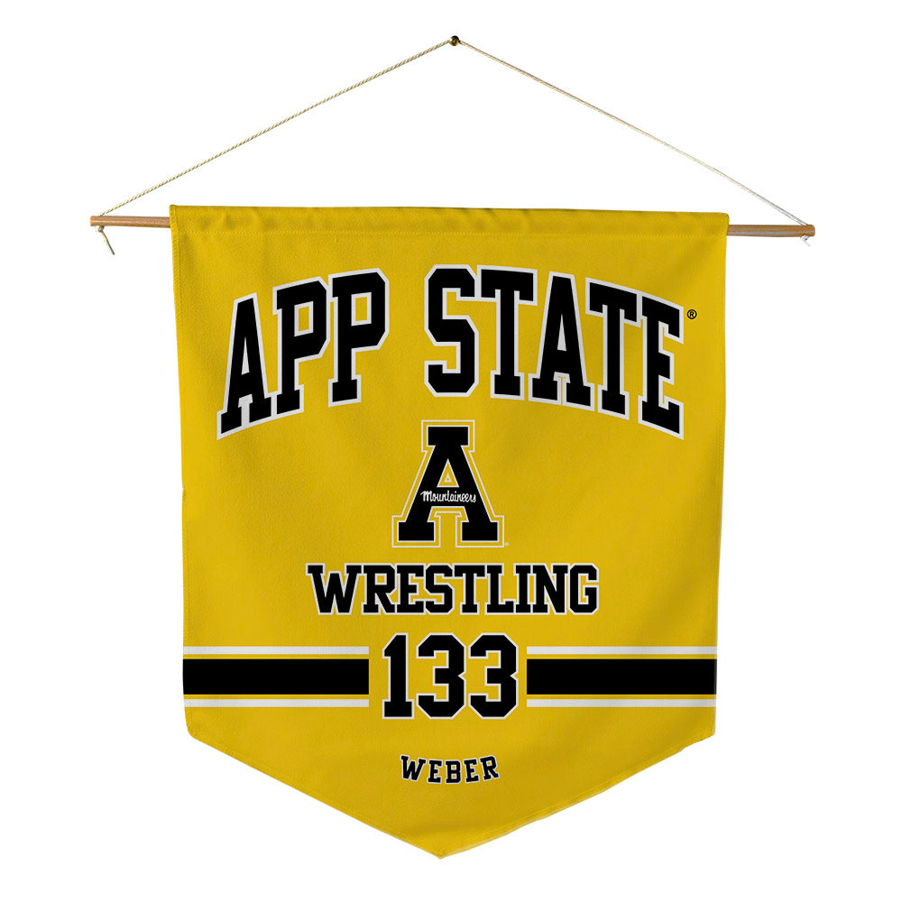 App State - NCAA Wrestling : Dalton Weber - Pennant - 18" x 21"-0