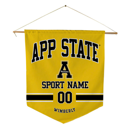App State - NCAA Women's Track & Field : Ashlynn Wimberly - Pennant - 18" x 21"-0