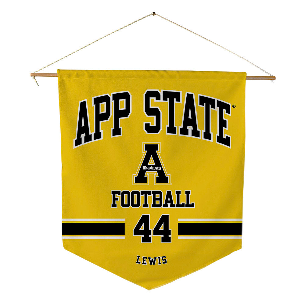 App State - NCAA Football : Manny Lewis - Pennant - 18" x 21"-0