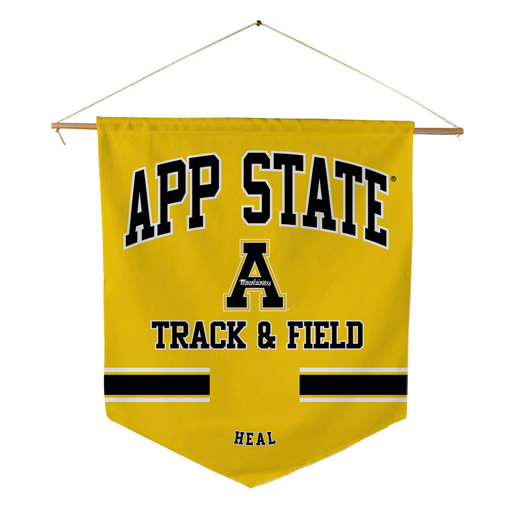 App State - NCAA Men's Track & Field : Eric Heal - Pennant - 18" x 21"-0
