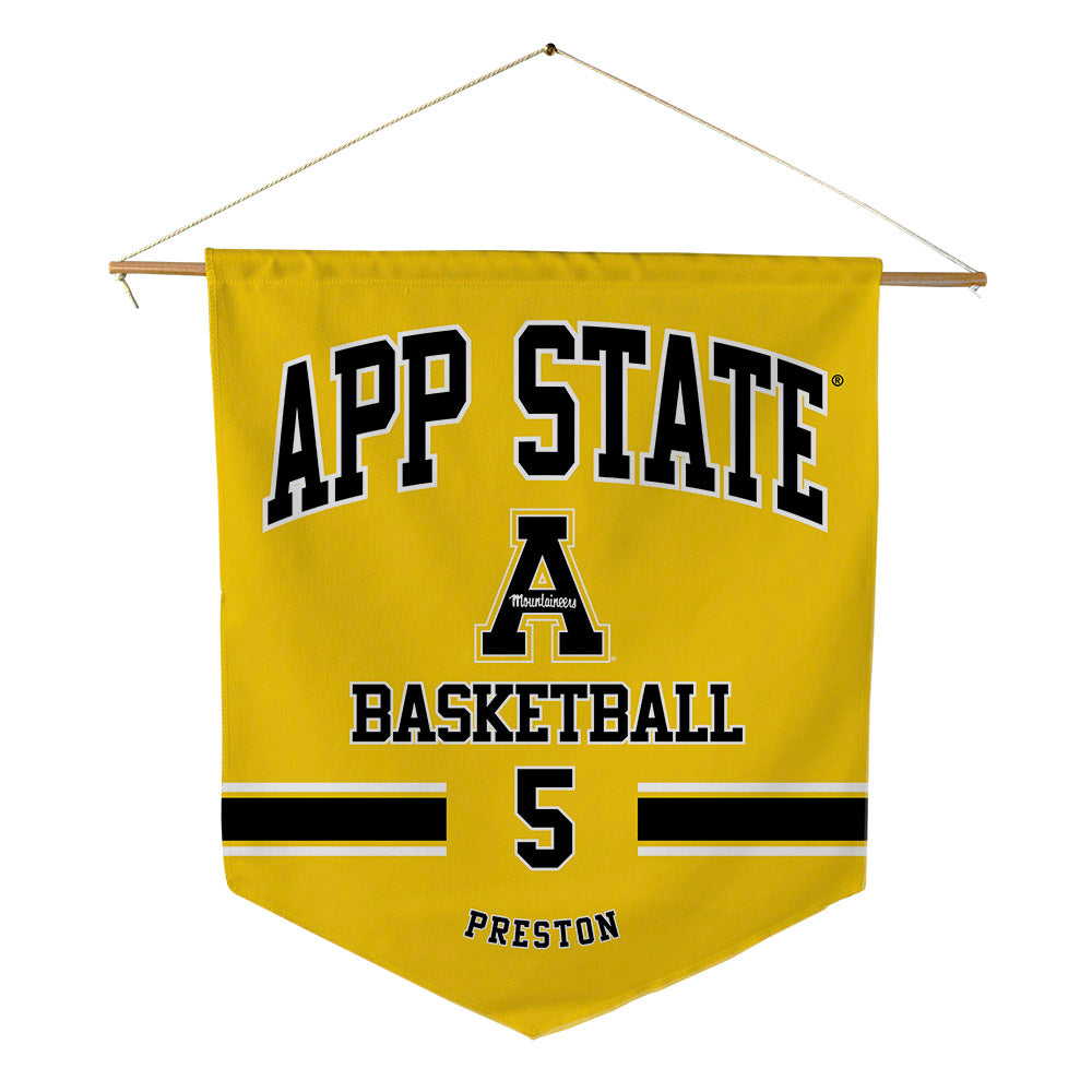 App State - NCAA Women's Basketball : Raven Preston - Pennant - 18" x 21"-0