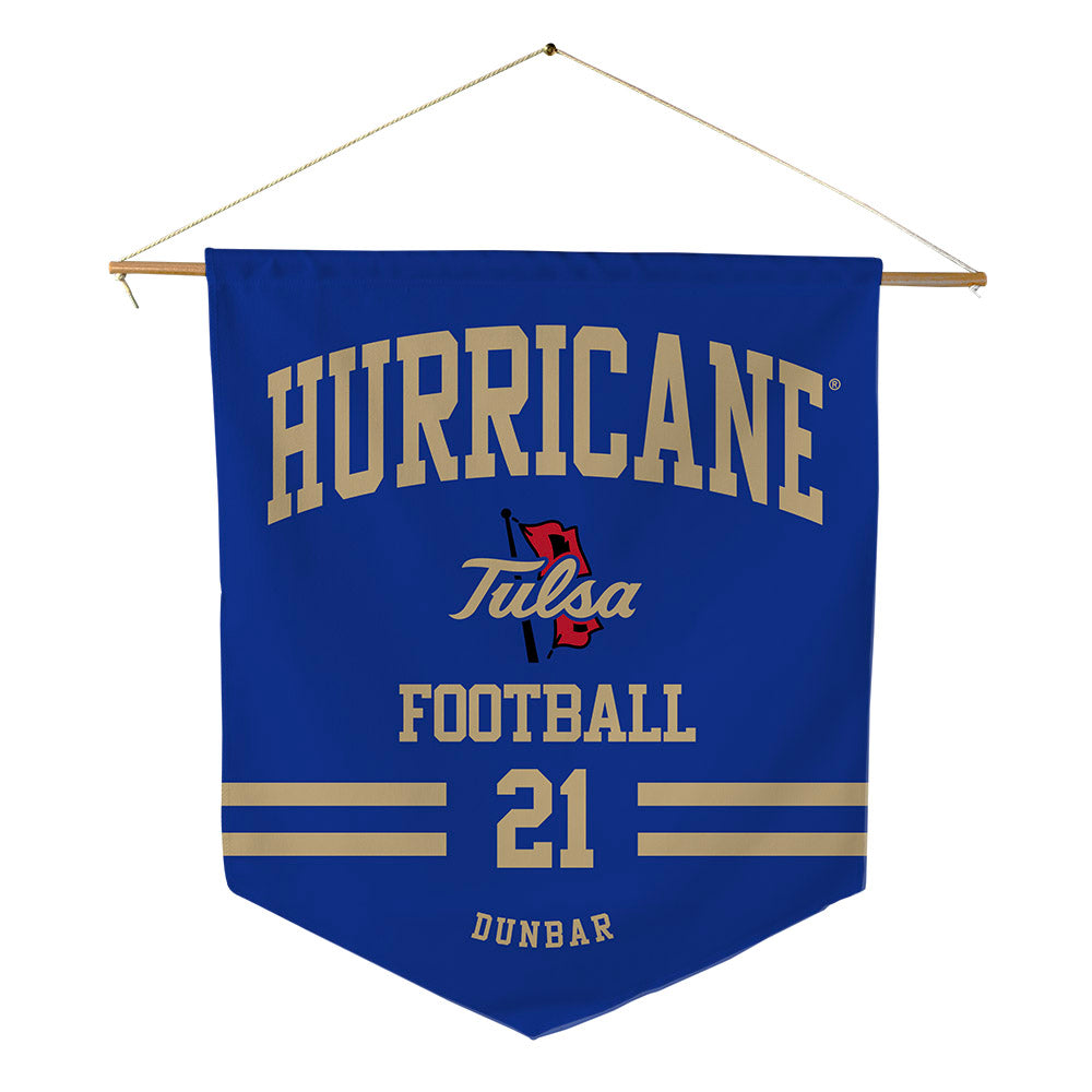 Tulsa - NCAA Football : Aquavious Dunbar - Pennant - 18" x 21"-0
