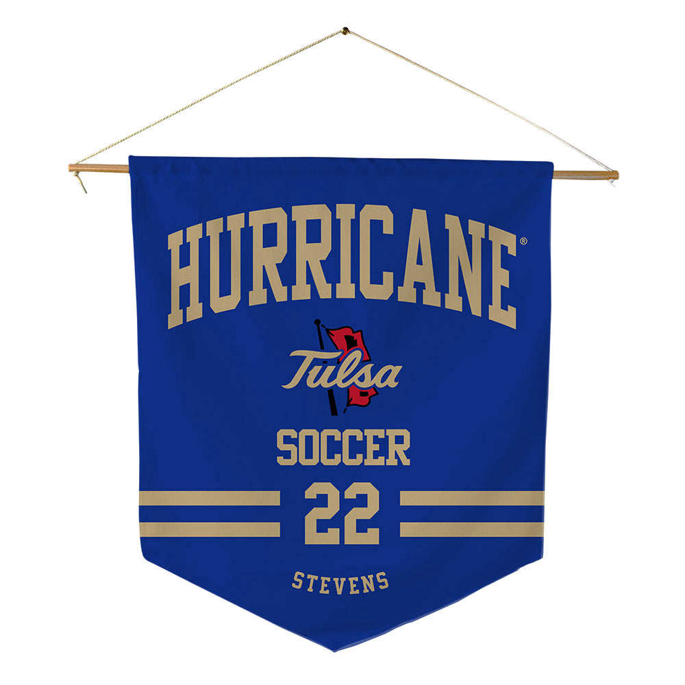 Tulsa - NCAA Men's Soccer : Danny Stevens - Pennant - 18" x 21"-0