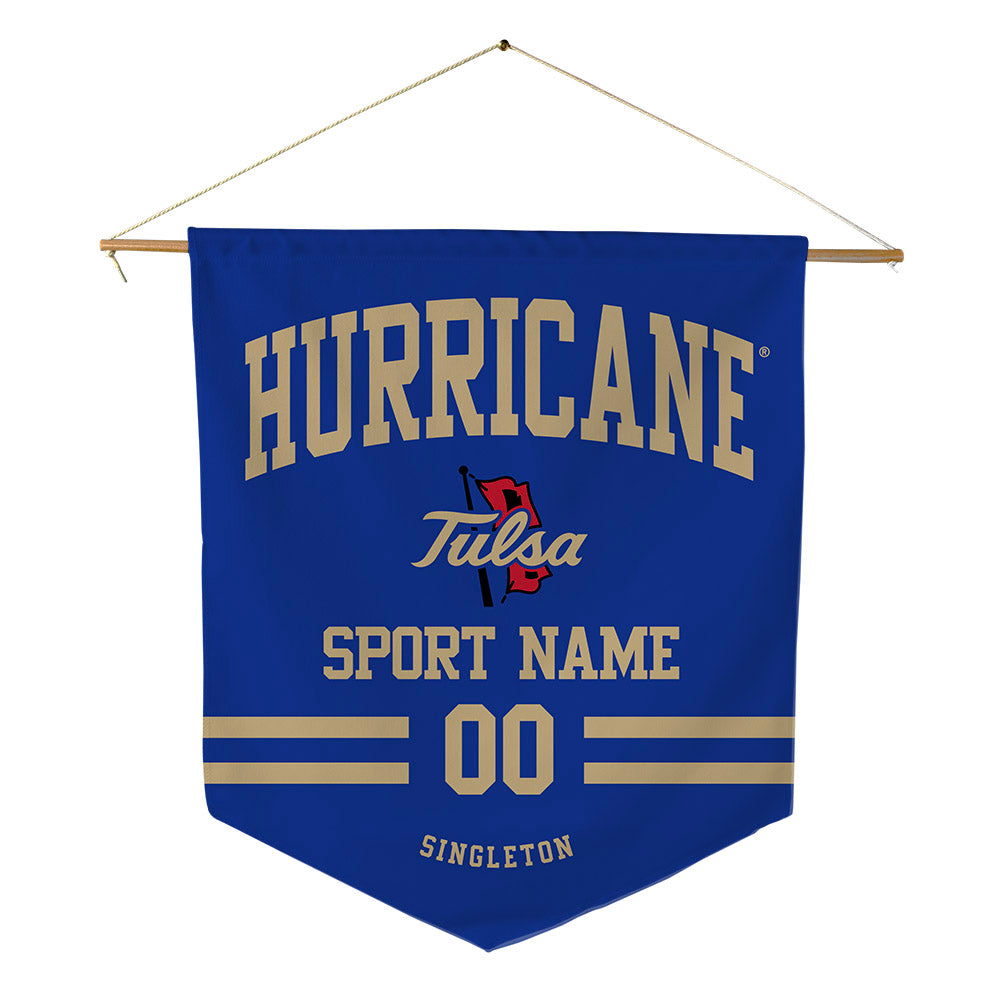 Tulsa - NCAA Football : Oran Singleton - Pennant - 18" x 21"-0