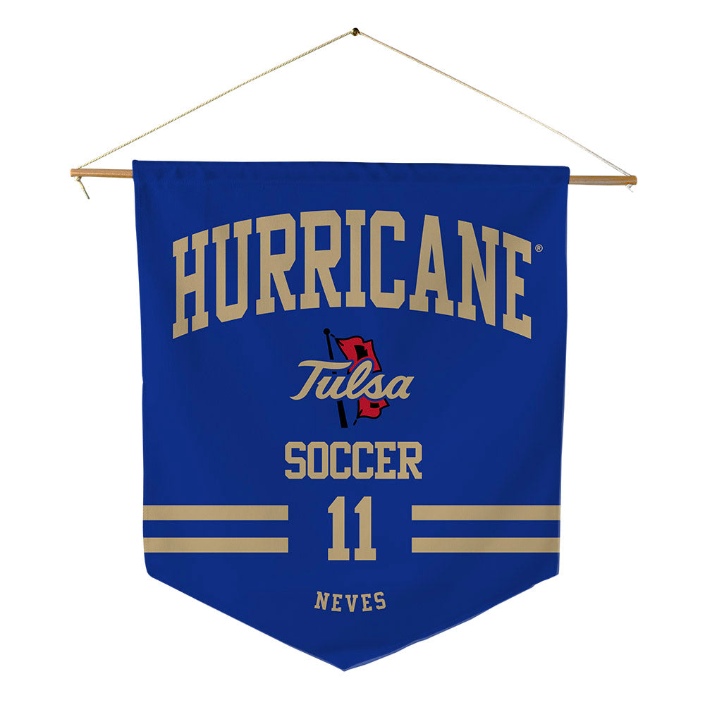 Tulsa - NCAA Men's Soccer : Joao Neves - Pennant - 18" x 21"-0
