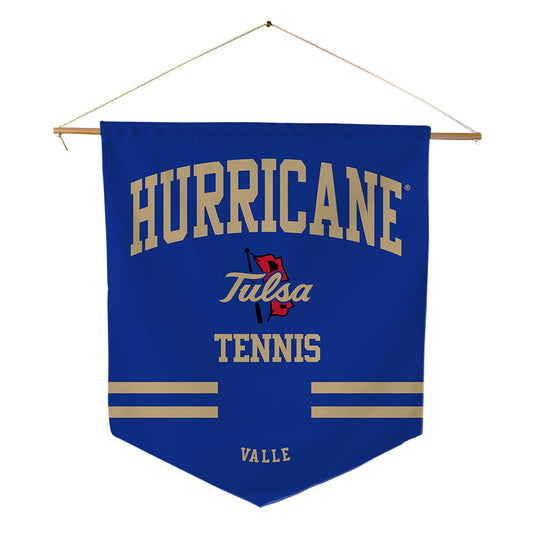 Tulsa - NCAA Women's Tennis : Coral Valle - Pennant - 18" x 21"-0