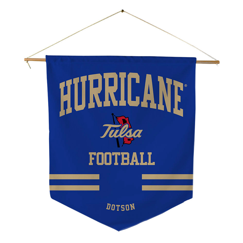 Tulsa - NCAA Football : Davis Dotson - Pennant - 18" x 21"-0