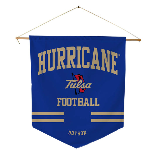 Tulsa - NCAA Football : Davis Dotson - Pennant - 18" x 21"-0