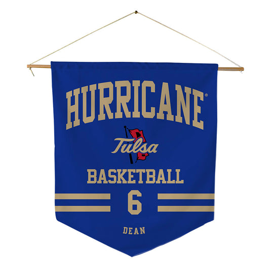 Tulsa - NCAA Men's Basketball : Romad Dean - Pennant - 18" x 21"-0