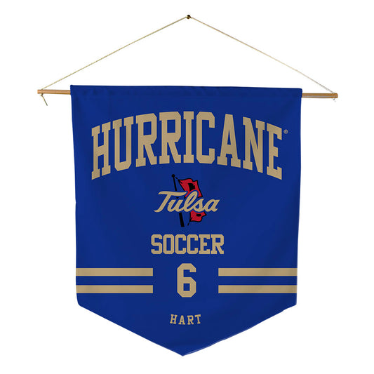 Tulsa - NCAA Women's Soccer : Kaleigh Hart - Pennant - 18" x 21"-0