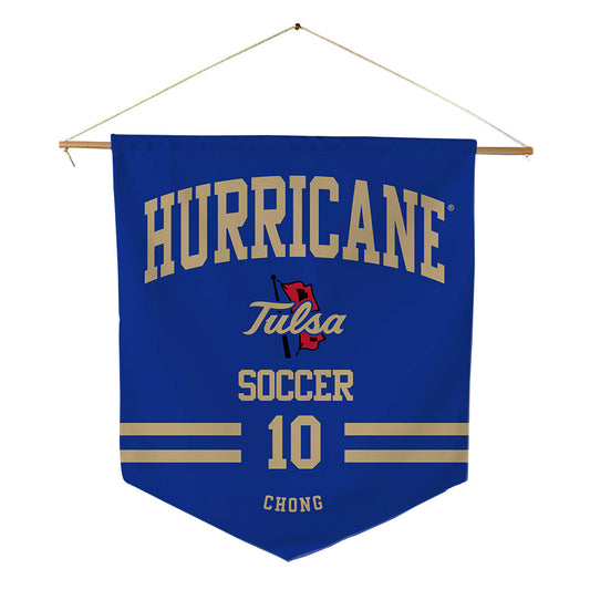 Tulsa - NCAA Men's Soccer : Gyuwon Chong - Pennant - 18" x 21"-0