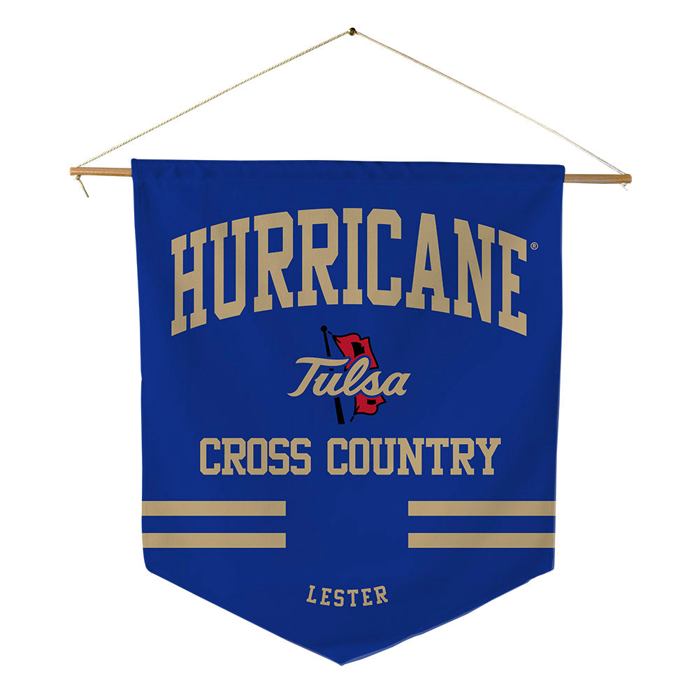Tulsa - NCAA Women's Cross Country : Anna Lester - Pennant - 18" x 21"-0