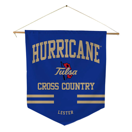 Tulsa - NCAA Women's Cross Country : Anna Lester - Pennant - 18" x 21"-0