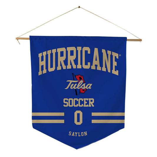 Tulsa - NCAA Men's Soccer : Carlito Saylon - Pennant - 18" x 21"-0