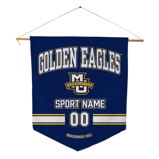 Marquette - NCAA Men's Soccer : Emilio Maldonado Frei - Pennant - 18" x 21"-0