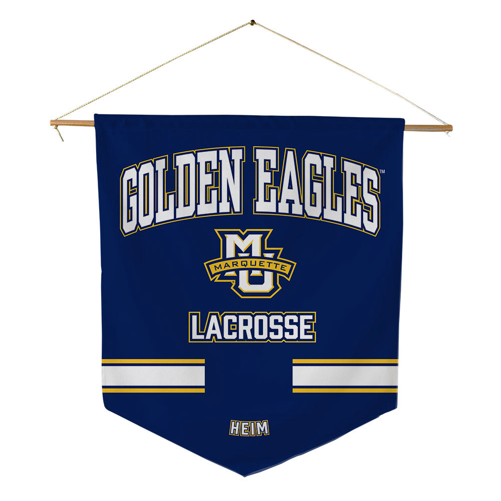 Marquette - NCAA Women's Lacrosse : Reese Heim - Pennant - 18" x 21"-0