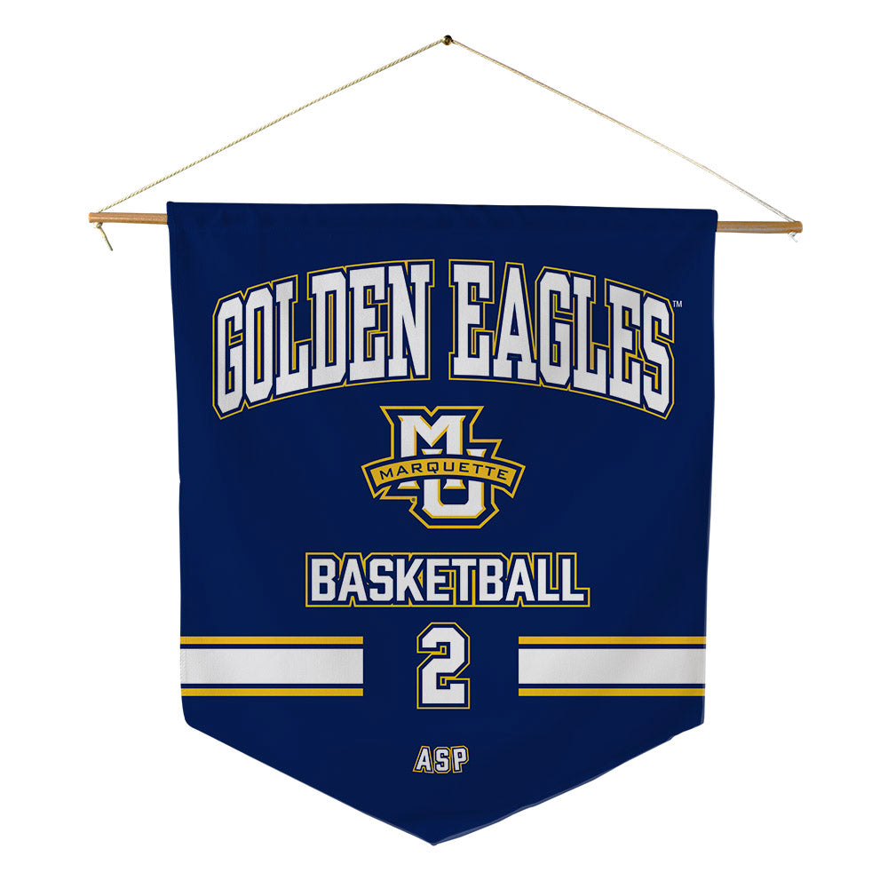 Marquette - NCAA Women's Basketball : Kinley Asp - Pennant - 18" x 21"-0
