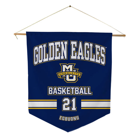 Marquette - NCAA Men's Basketball : Alex Egbuonu - Pennant - 18" x 21"-0