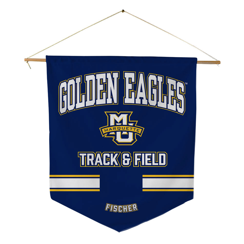 Marquette - NCAA Women's Track & Field : Elise Fischer - Pennant - 18" x 21"-0