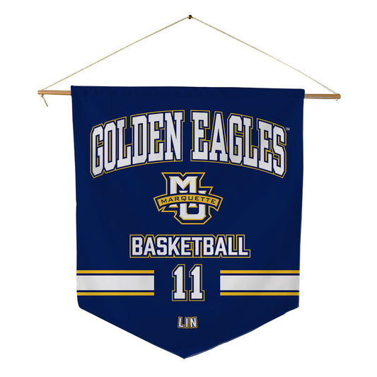 Marquette - NCAA Women's Basketball : Yuhan Lin - Pennant - 18" x 21"-0