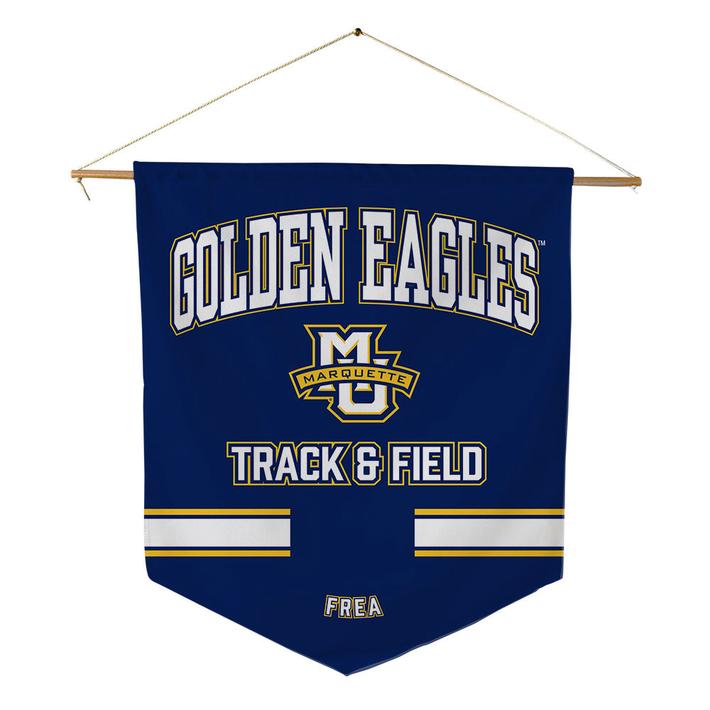 Marquette - NCAA Men's Track & Field : Blake Frea - Pennant - 18" x 21"-0