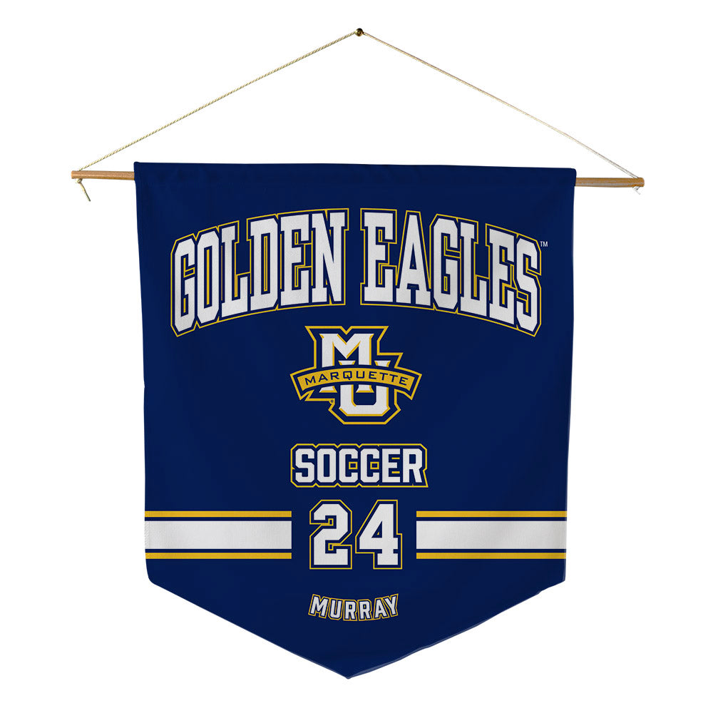 Marquette - NCAA Women's Soccer : Megan Murray - Pennant - 18" x 21"-0
