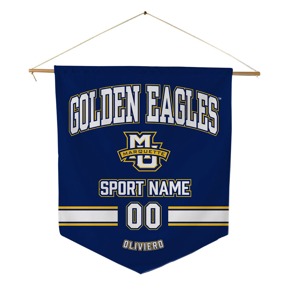 Marquette - NCAA Women's Soccer : Capri Oliviero - Pennant - 18" x 21"-0