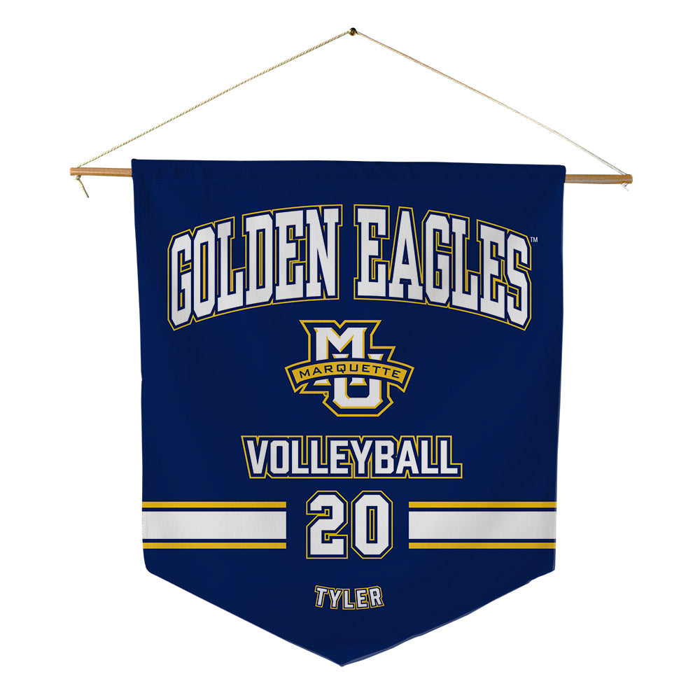 Marquette - NCAA Women's Volleyball : Carson Tyler - Pennant - 18" x 21"-0