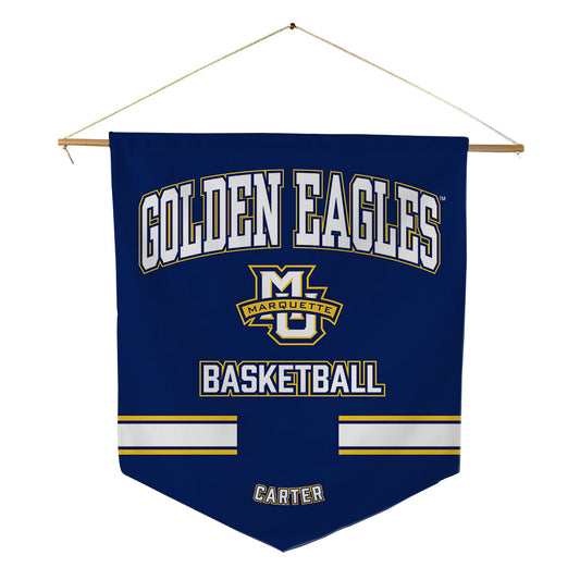 Marquette - NCAA Women's Basketball : Se'Crette Carter - Pennant - 18" x 21"-0