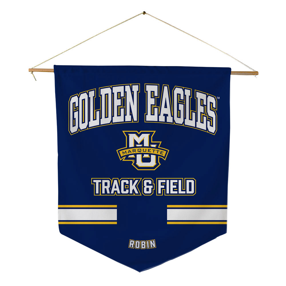 Marquette - NCAA Men's Track & Field : Hunter Robin - Pennant - 18" x 21"-0