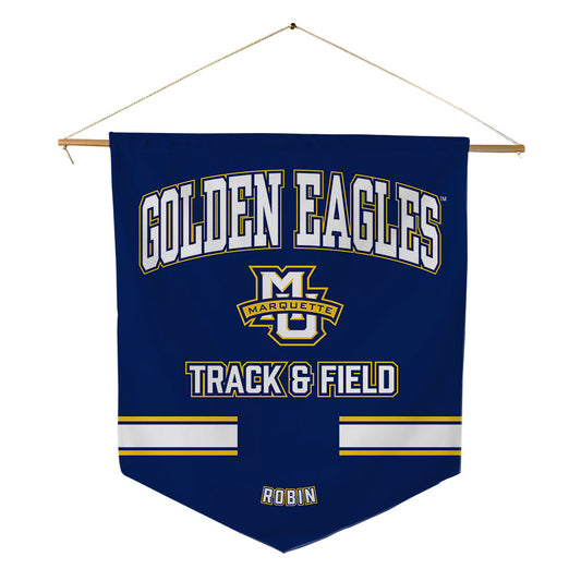 Marquette - NCAA Men's Track & Field : Hunter Robin - Pennant - 18" x 21"-0