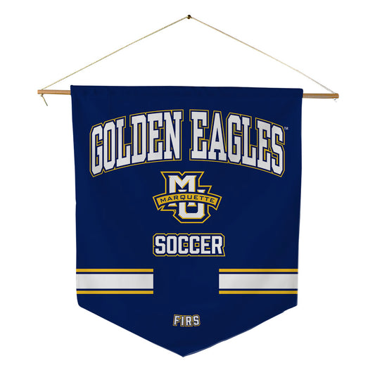 Marquette - NCAA Men's Soccer : Dominic Firs - Pennant - 18" x 21"-0