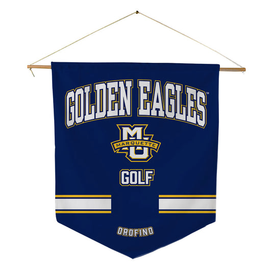Marquette - NCAA Men's Golf : Holden Orofino - Pennant - 18" x 21"-0
