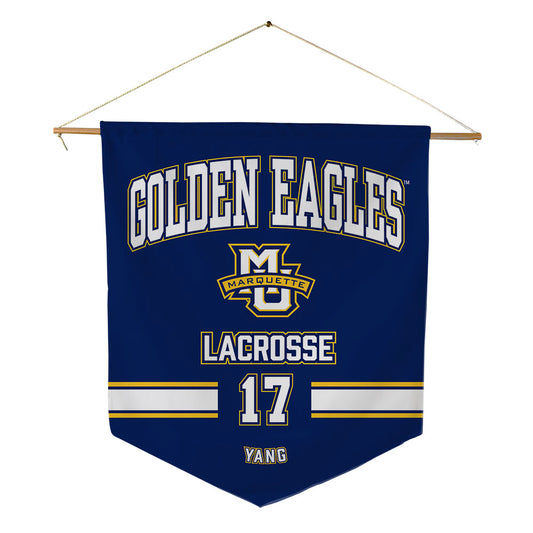 Marquette - NCAA Women's Lacrosse : Mikayla Yang - Pennant - 18" x 21"-0
