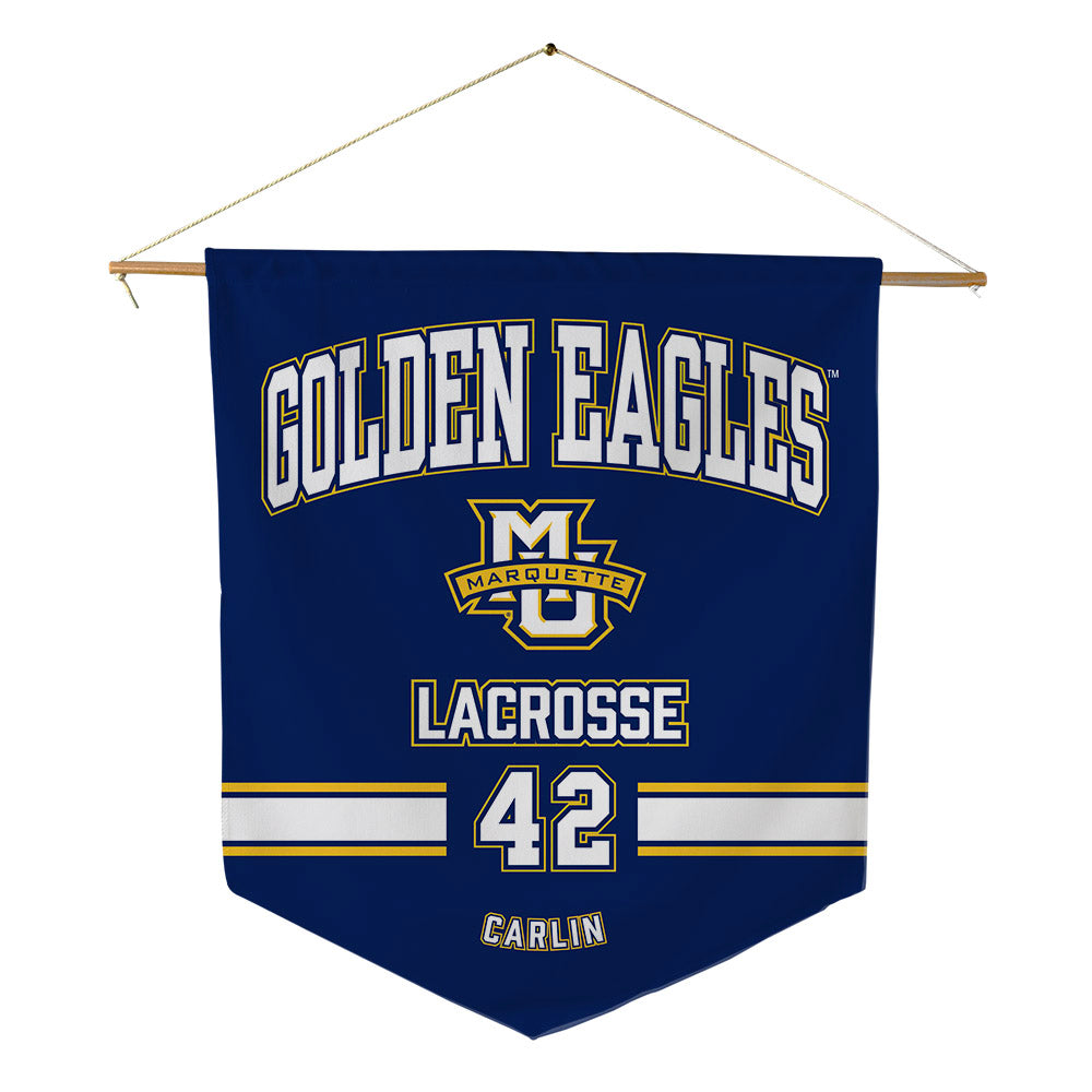 Marquette - NCAA Women's Lacrosse : Annabel Carlin - Pennant - 18" x 21"-0