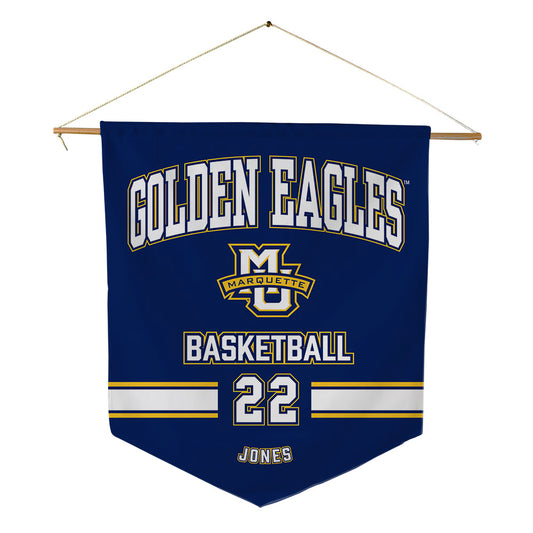 Marquette - NCAA Men's Basketball : Sean Jones - Pennant - 18" x 21"-0