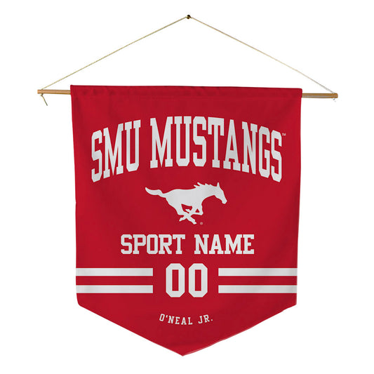 SMU - NCAA Men's Basketball : Jermaine O'Neal Jr. - Pennant - 18" x 21"-0