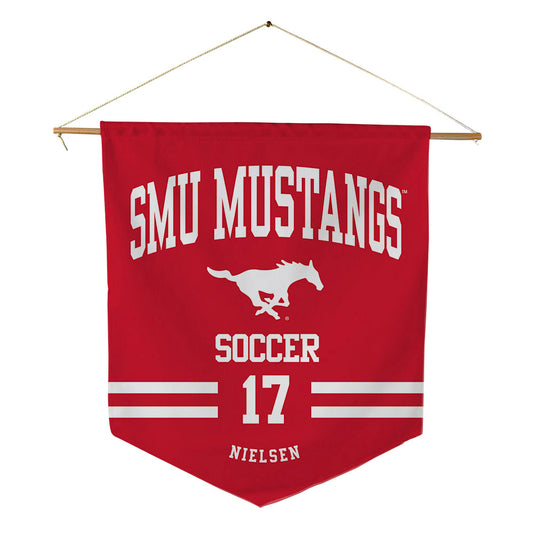 SMU - NCAA Men's Soccer : Dunes Nielsen - Pennant - 18" x 21"-0