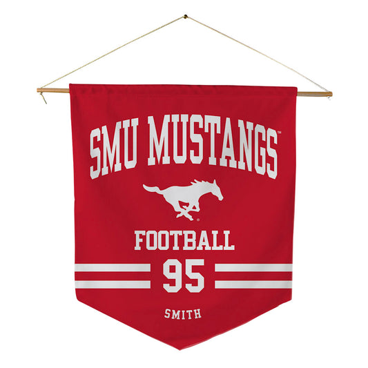 SMU - NCAA Football : Wyat Smith - Pennant - 18" x 21"-0