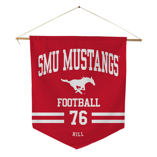 SMU - NCAA Football : Drew Hill - Pennant - 18" x 21"-0