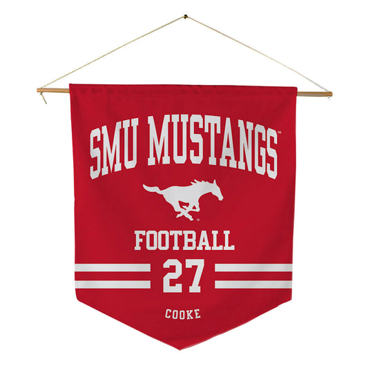 SMU - NCAA Football : Siler Cooke - Pennant - 18" x 21"-0