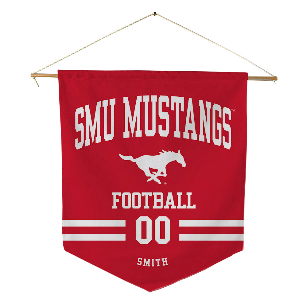 SMU - NCAA Football : Wyat Smith - Pennant - 18" x 21"-0