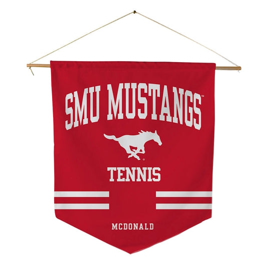 SMU - NCAA Men's Tennis : Noah McDonald - Pennant - 18" x 21"-0