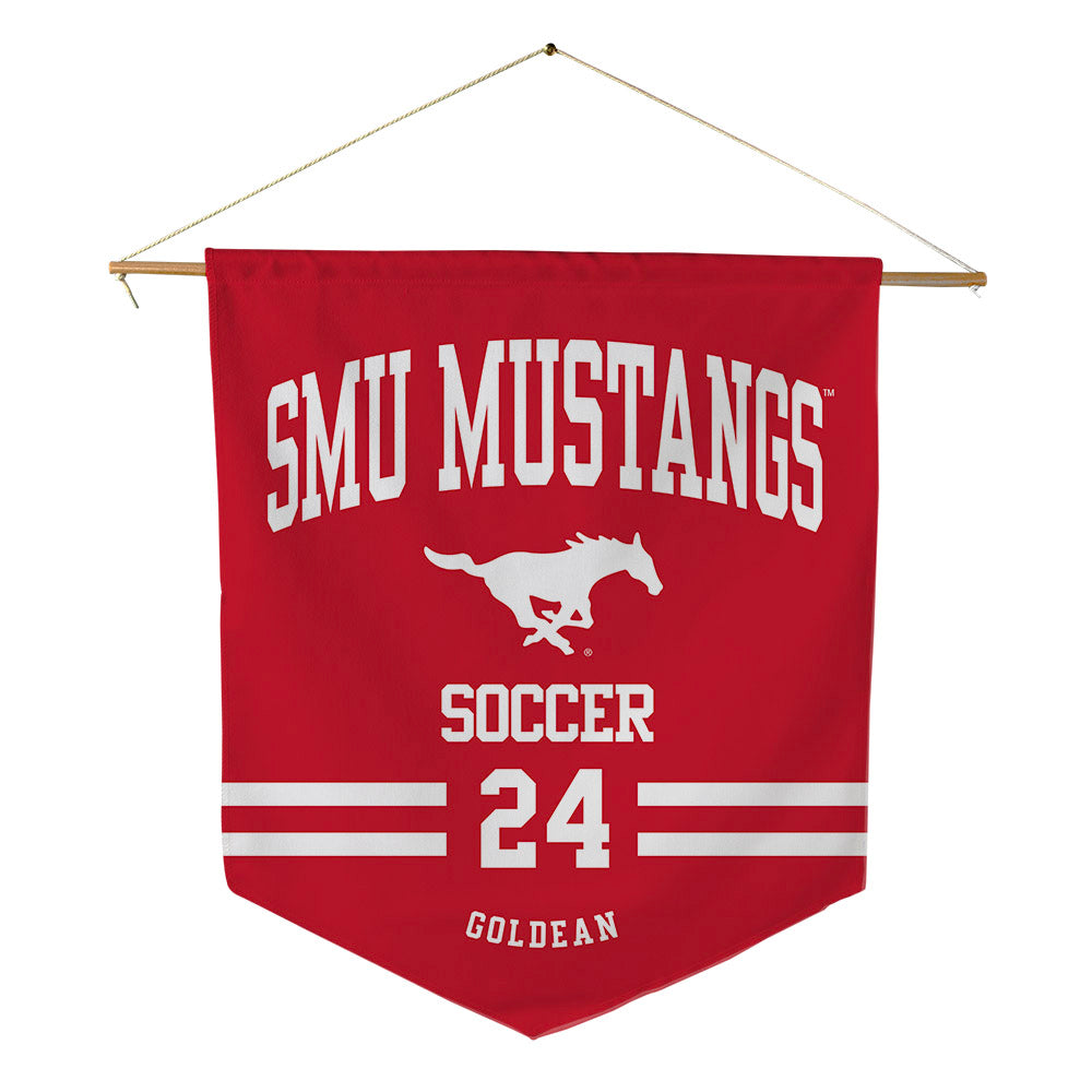 SMU - NCAA Women's Soccer : Abby Goldean - Pennant - 18" x 21"-0