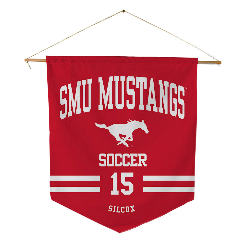 SMU - NCAA Women's Soccer : Olivia Silcox - Pennant - 18" x 21"-0