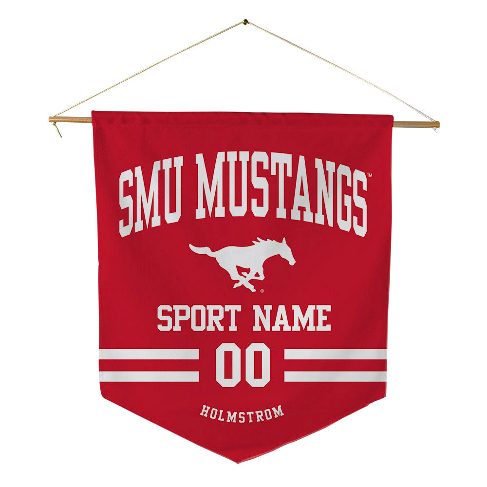 SMU - NCAA Men's Soccer : Noah Holmstrom - Pennant - 18" x 21"-0
